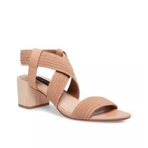 STEVEN Steve Madden Release Black Elastic Strap Sandals